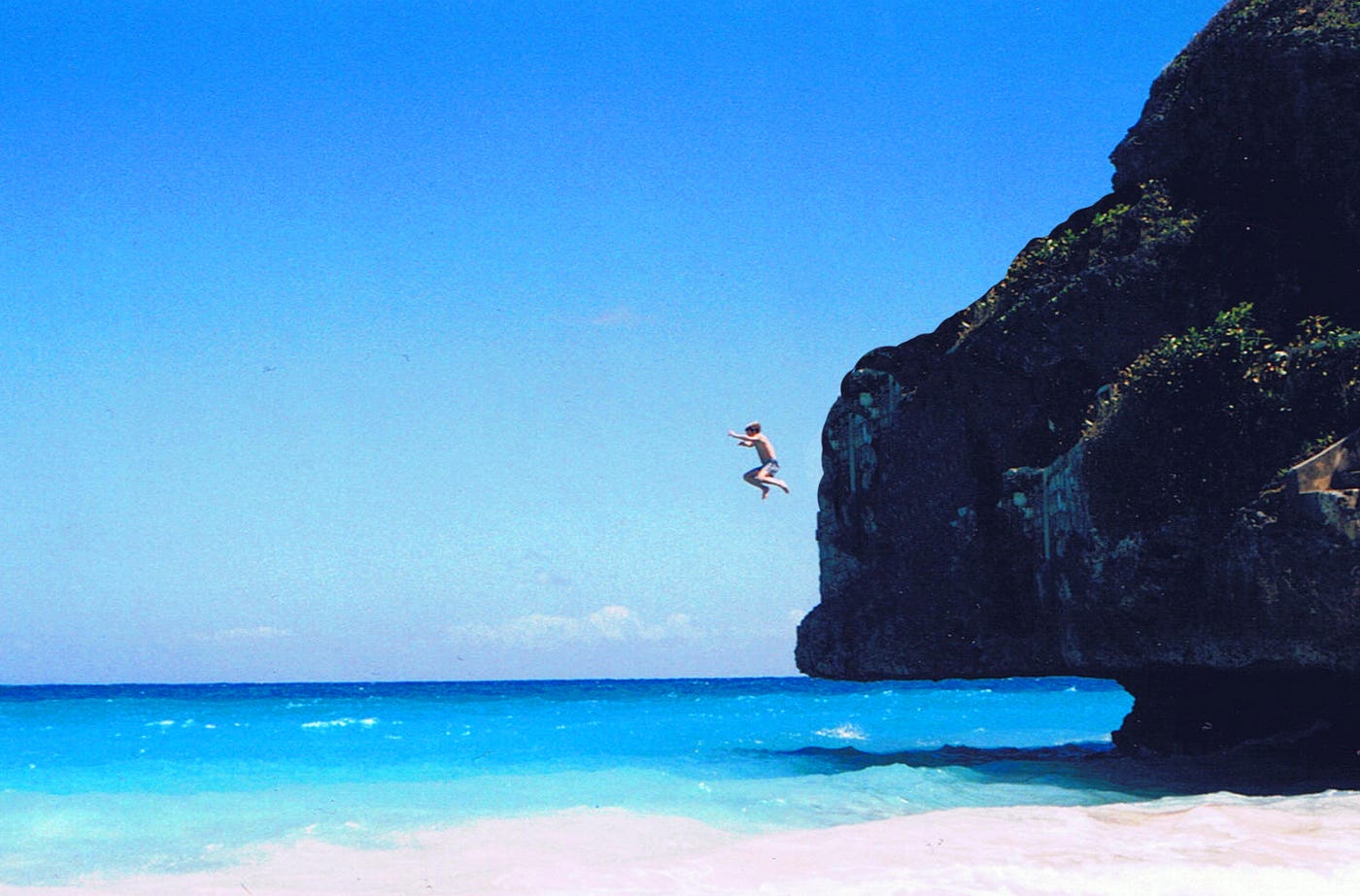Cliff Jumping. May 2nd, 2008 — Barbados by Greg Hemmings Medium