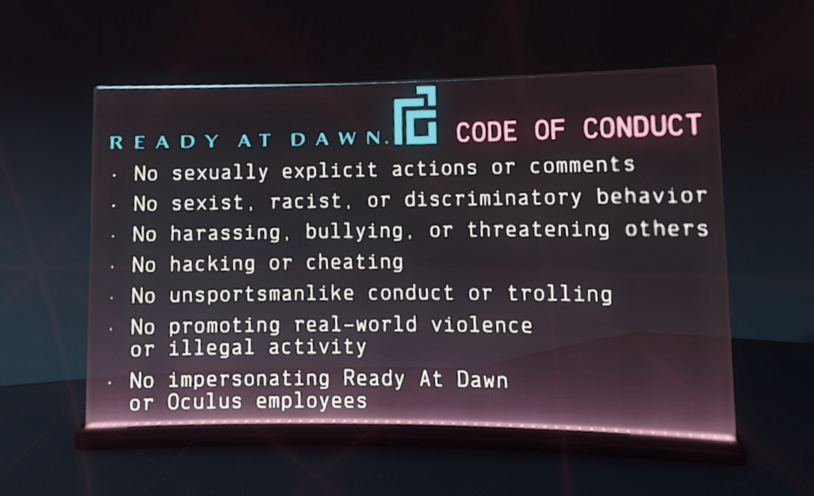 Echo VR Code of Conduct and Reporting | by Echo Games | Echo Games:  Official Mission Logs | Medium