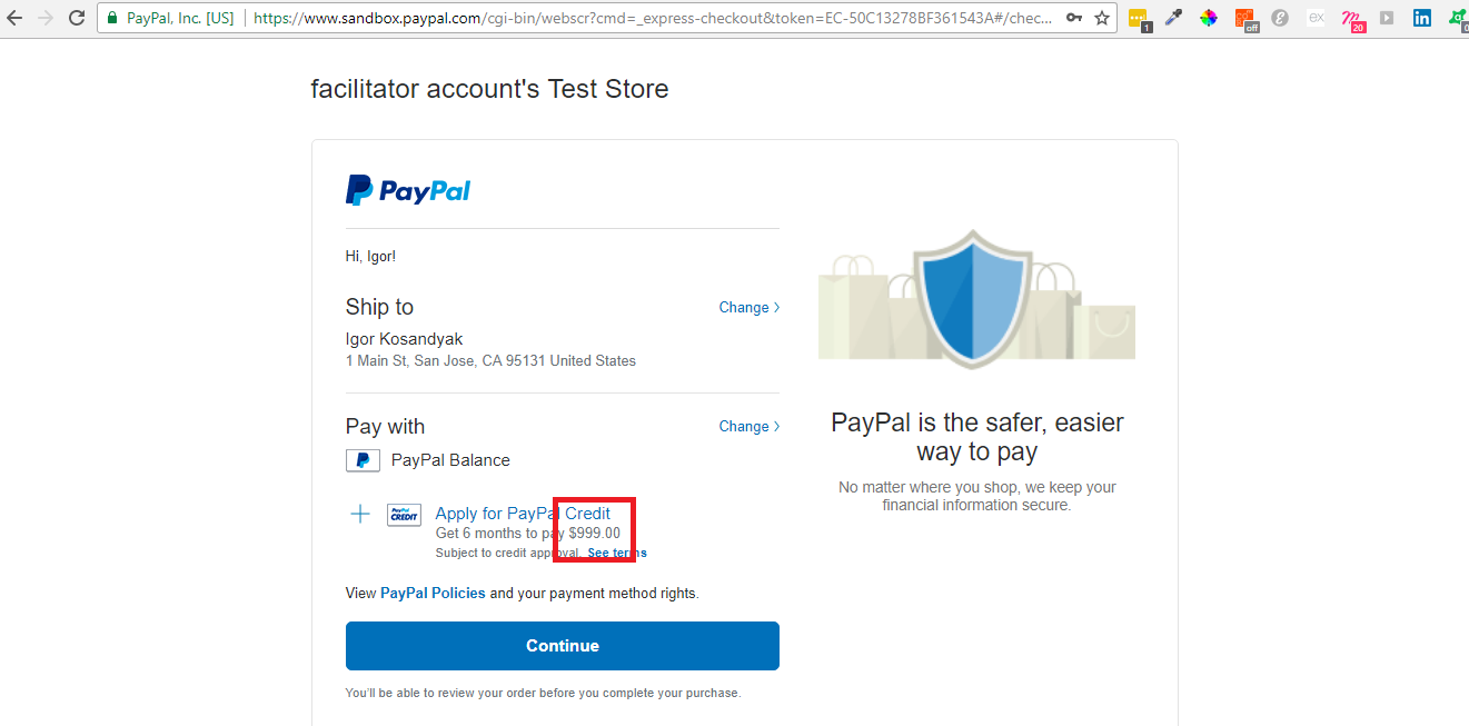 Spring Boot Paypal Angular 2 Oril Software Medium - so we clicked the continue it is processing the payment and in couple !   seconds redirects us to the http localhost 4200 as it was specified as !   the