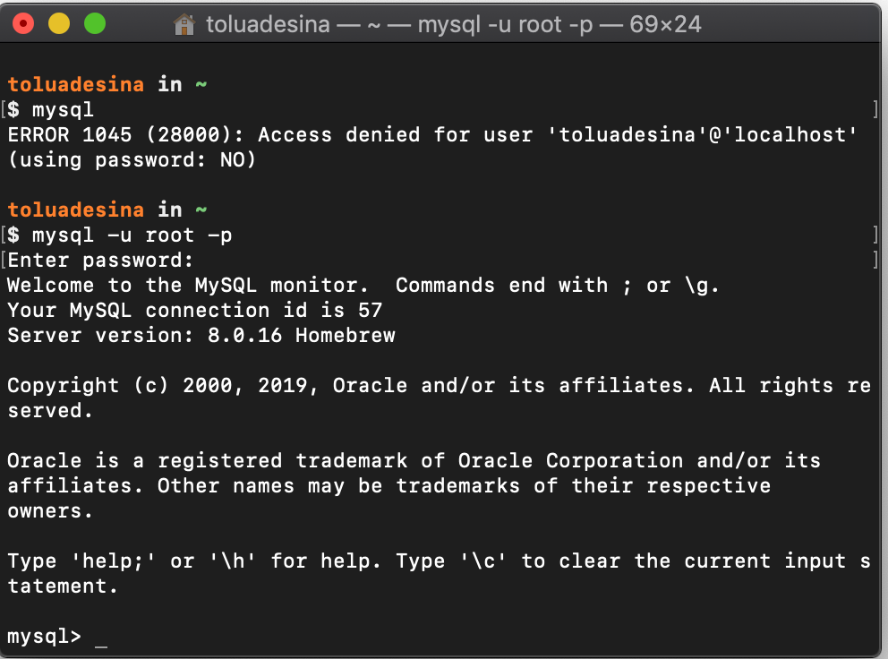 How to Install MySQL on Mac. First Check if you have MySQL installed… | by  Tolu Adesina | Medium