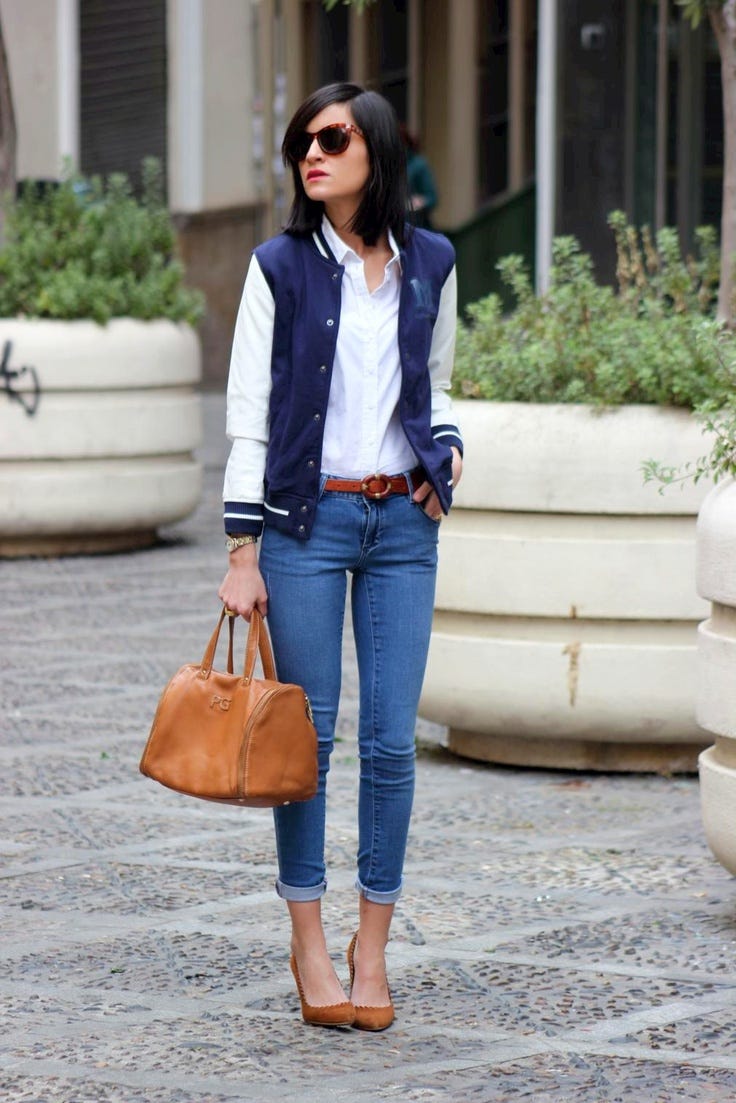 varsity jacket style