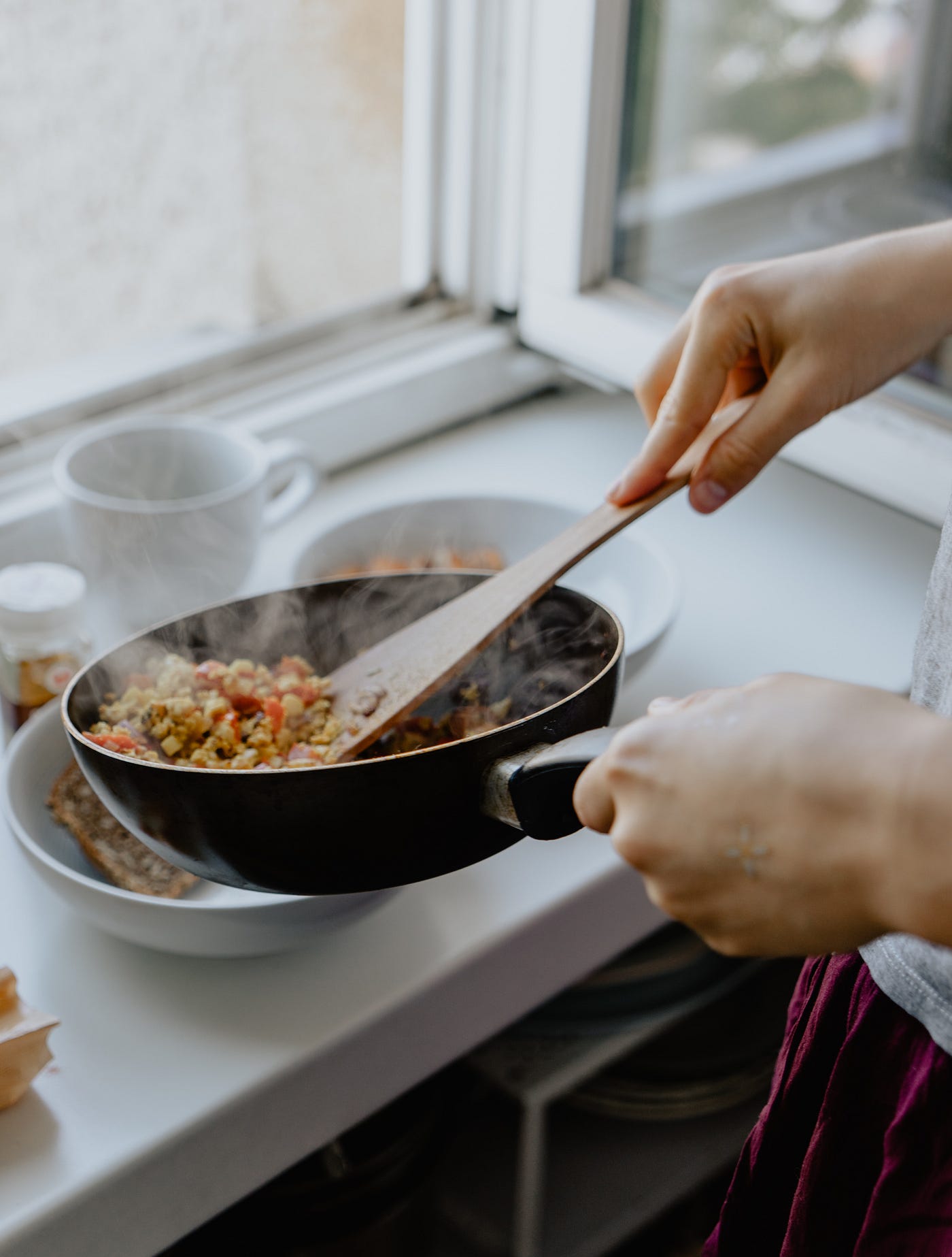 Ditch your phone, and those lame recipes, you need both hands to cook.