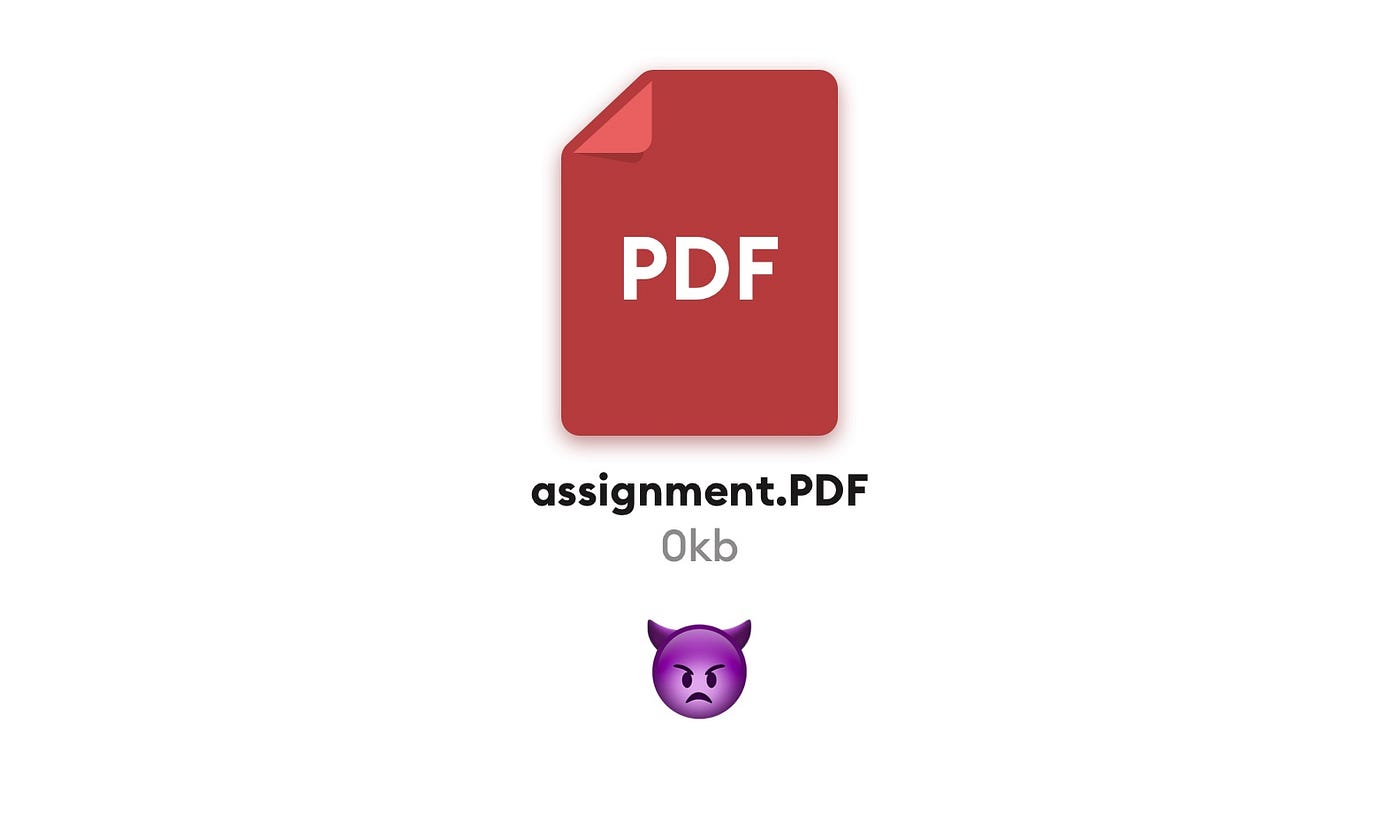 Cheaters in Google UX Course upload empty documents