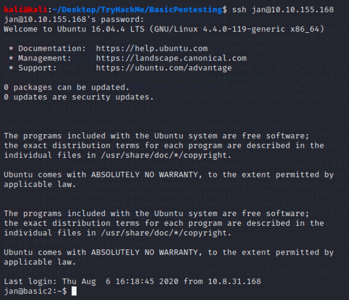 TryHackMe Basic Pentesting Walkthrough. | by Vadim Polovnikov | InfoSec ...