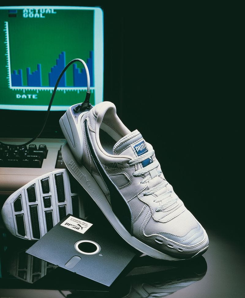 1986's Puma Computer Shoes: The Runner's Fitbit of of the 80's? | by Justin  Mitchell | In Fitness And In Health | Medium