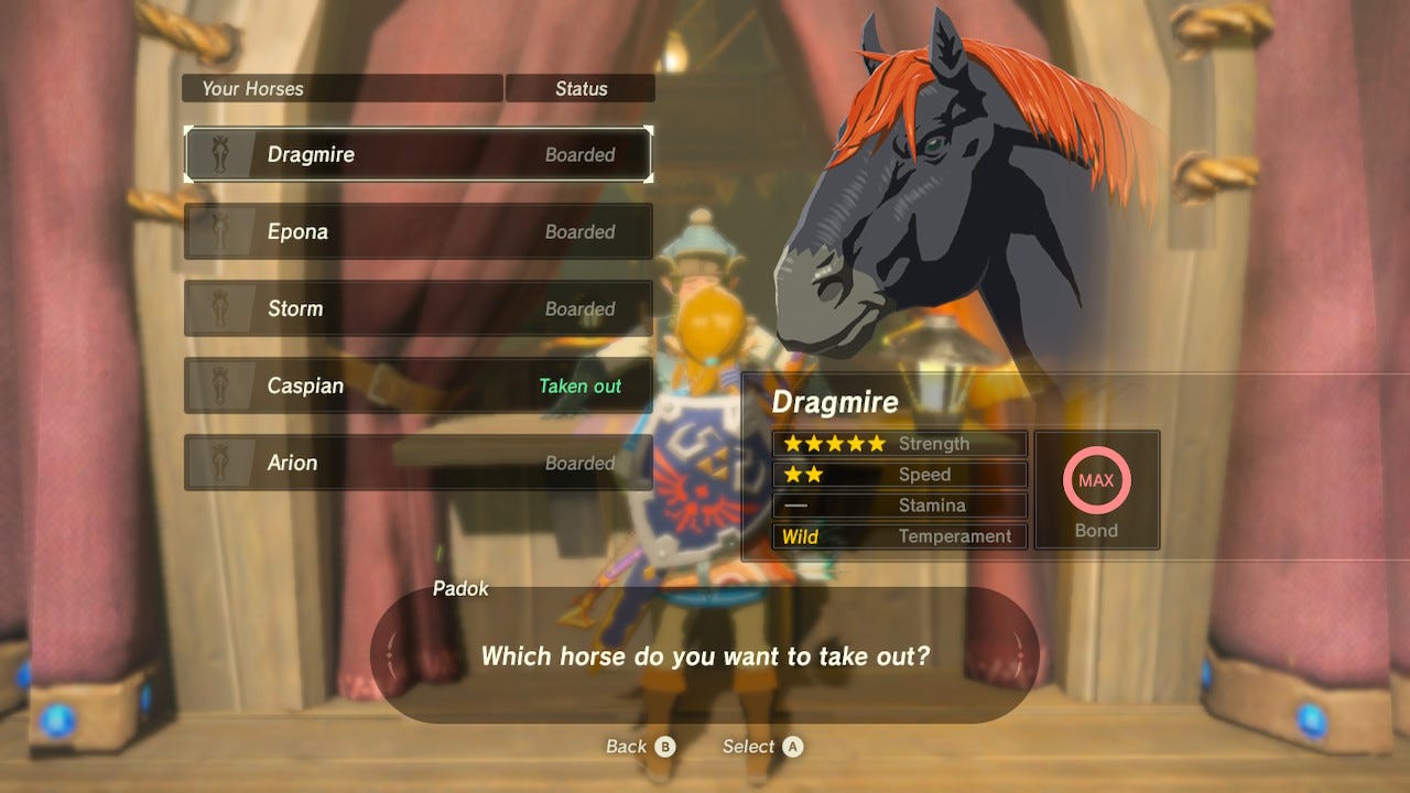 The best horses in Legend of Zelda Breath of the Wild by Satyajit