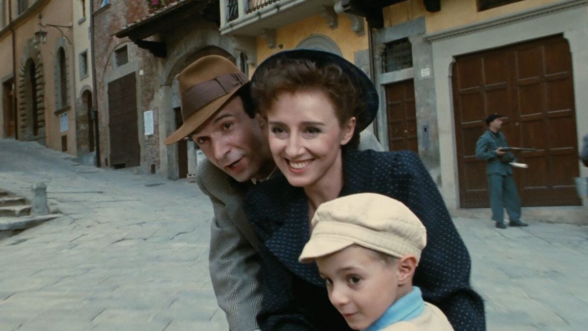The family in “Life is Beautiful”.