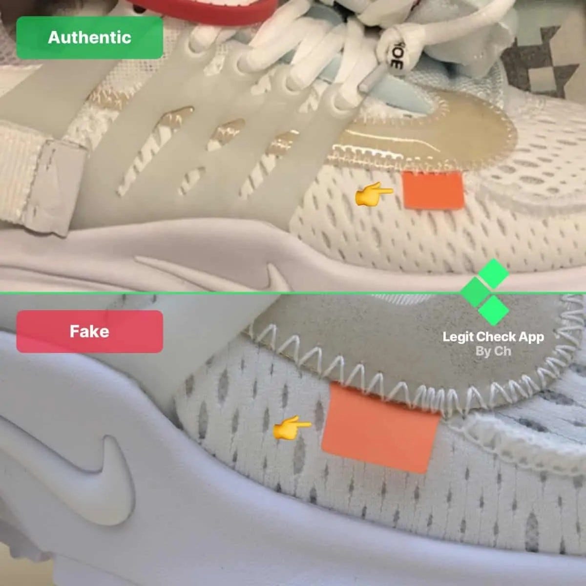 Off White Air Presto White Legit Check Guide Real Vs Fake Ow Air Presto White By Legit Check By Ch Medium