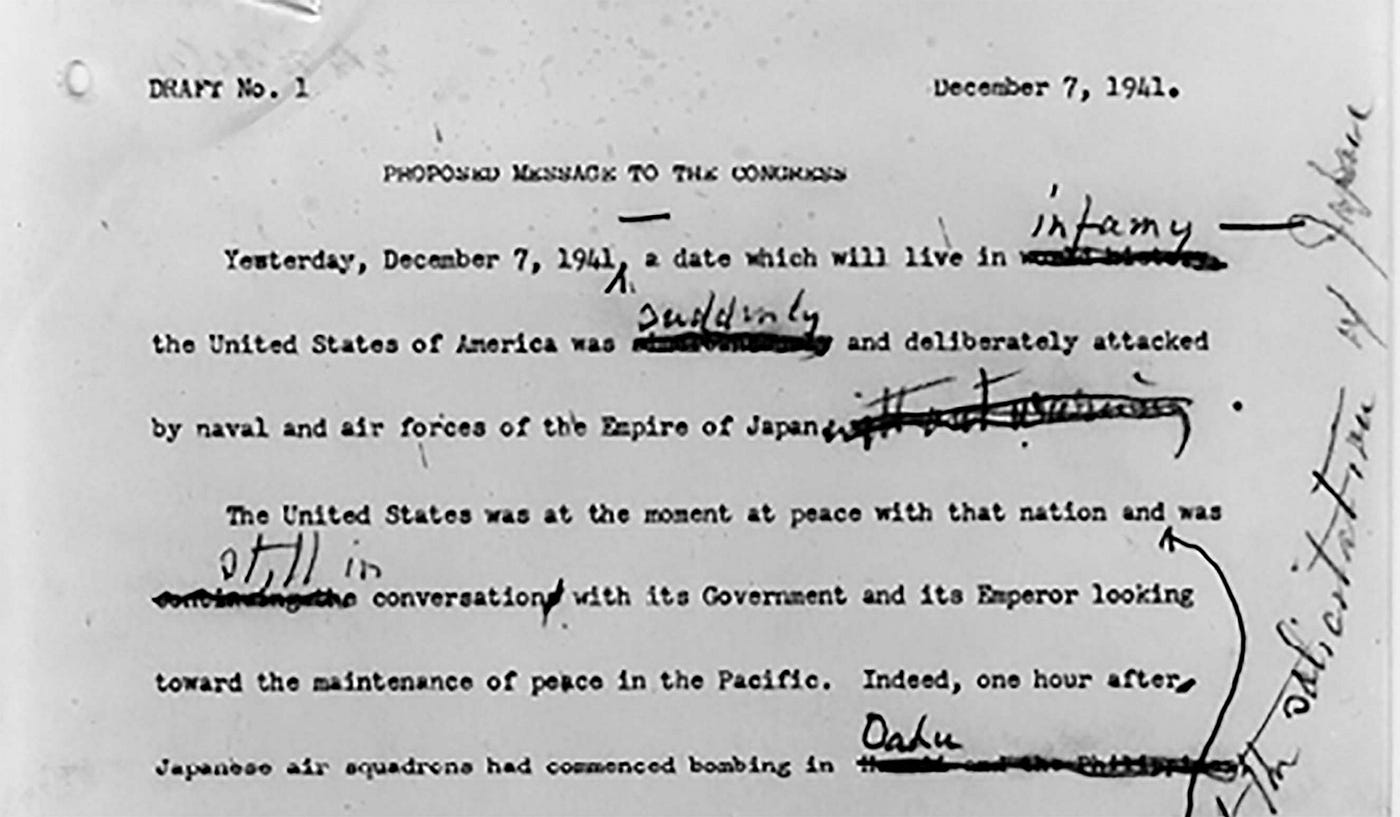 day of infamy speech analysis day of infamy speech analysis