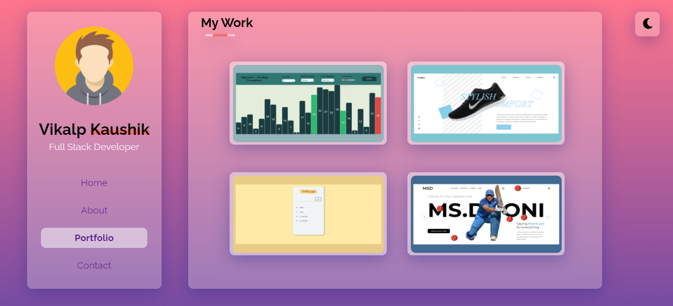 Now You Can Build Your Portfolio in Glassmorphism UI/UX Design. | by ...