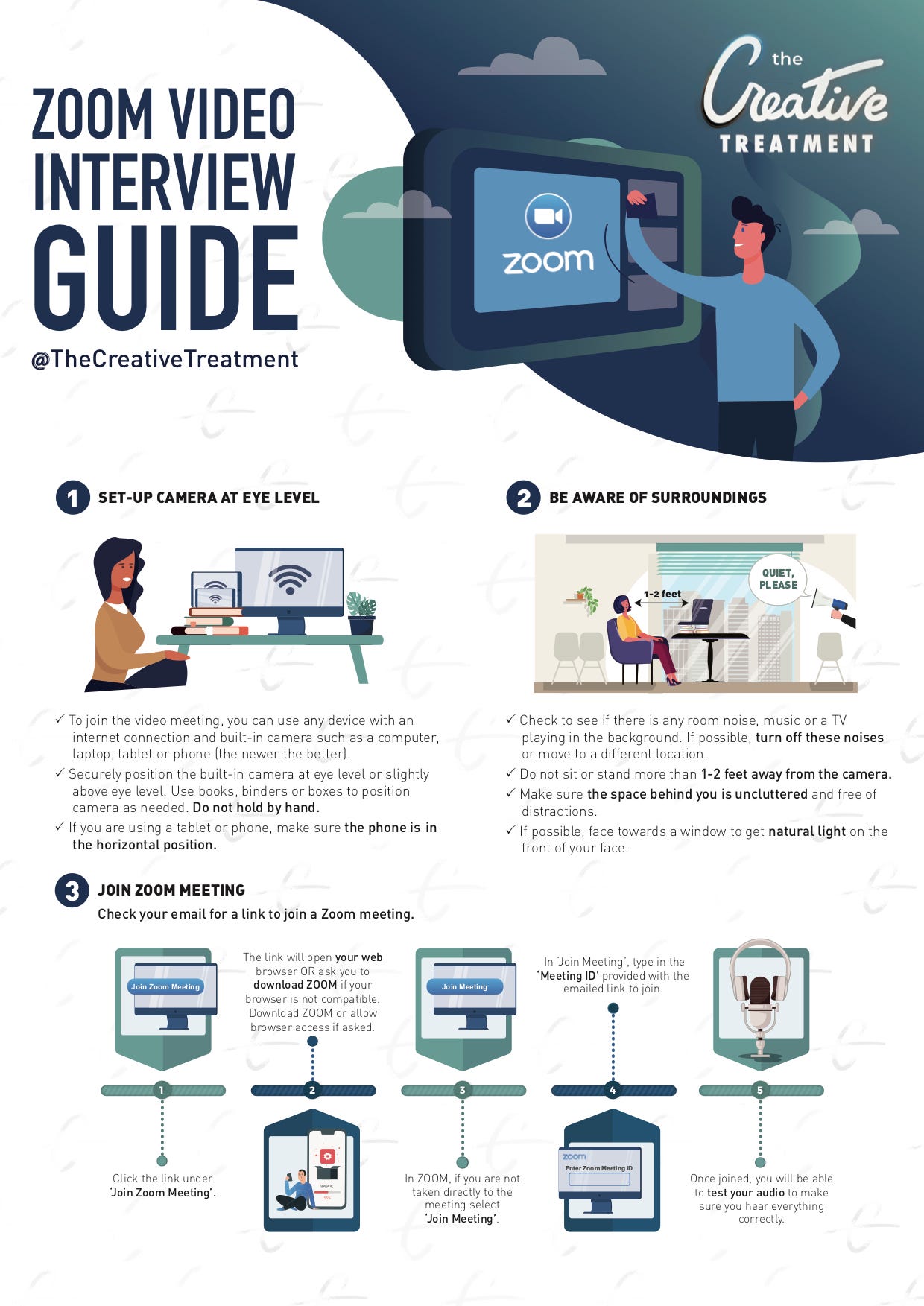 How to Make Your Zoom Video Look Better (Infographic) by Matt Fern
