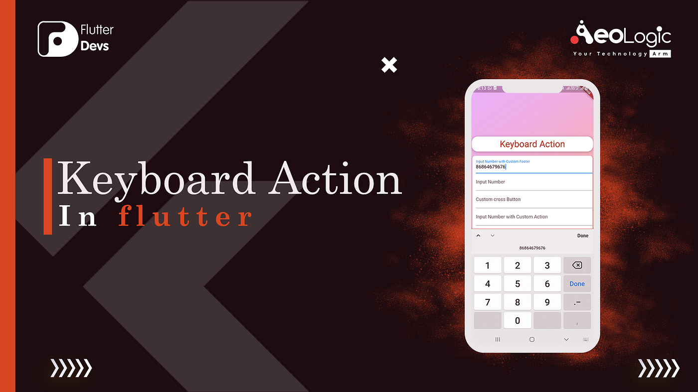 Keyboard Actions In Flutter. Learn how to customize the default… by