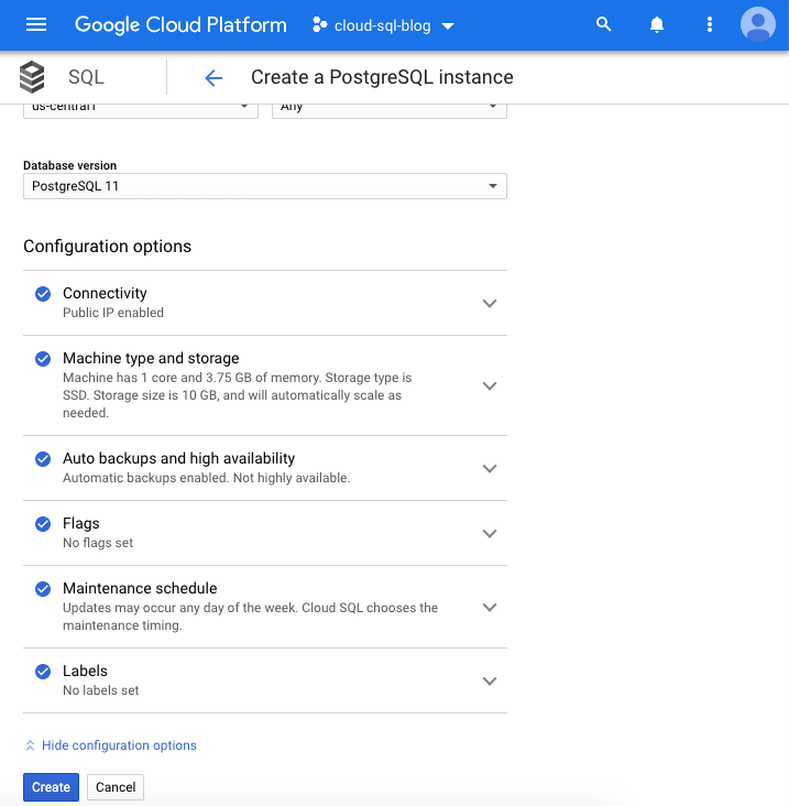 Setting up a Google Cloud SQL database | by Ramin Ostad | Medium