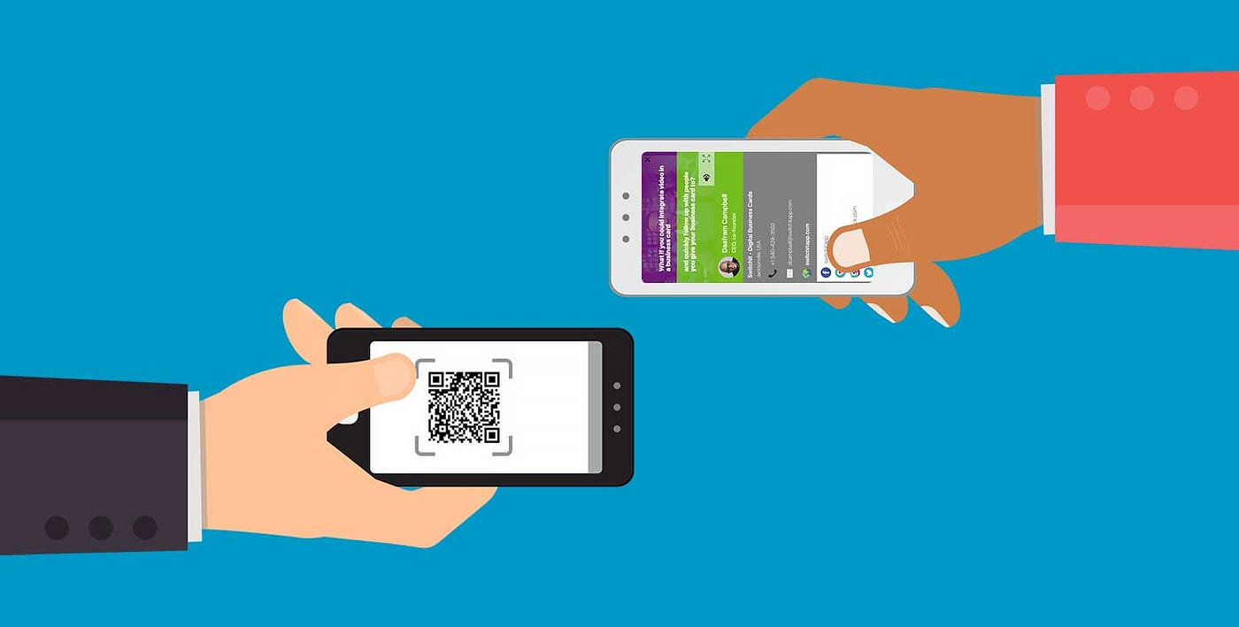 Use a QR Code to share your digital business card with Switchit | by  Switchit | Medium