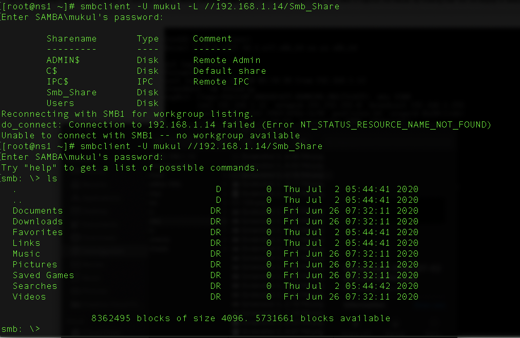 Configuring Smb Samba Client And Server On Centos 7 By Mukul Gautam Securitythread Medium
