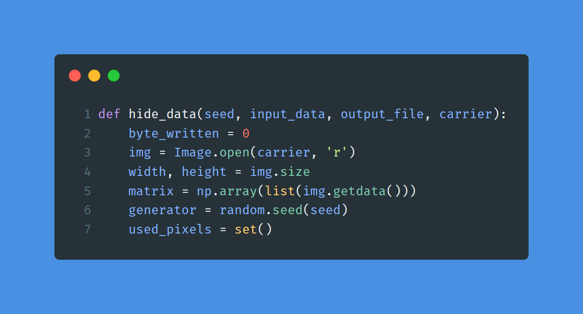 Hide Data Inside an Image: Randomized LSB Steganography With Python ...