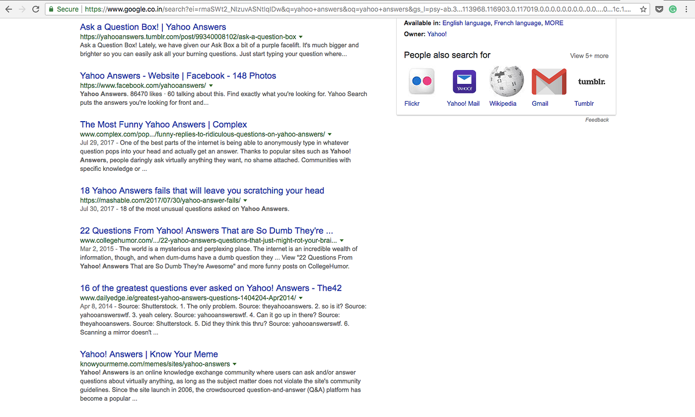 Quora Vs Yahoo Answers How Quora Won The Q A Game By hanbhatt Product Vs Product Medium