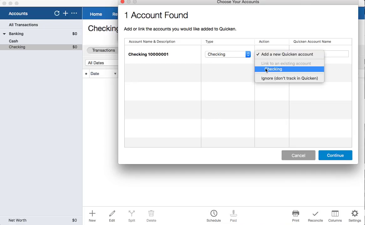 convert investment csv to quicken mac