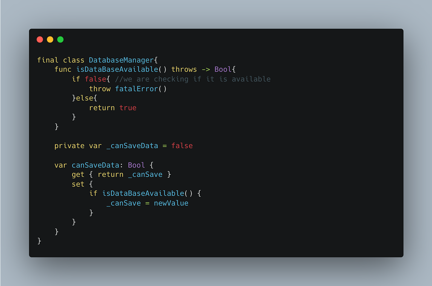 Getters and setters in Swift Lang by one is not safe Sep, 2022 Medium