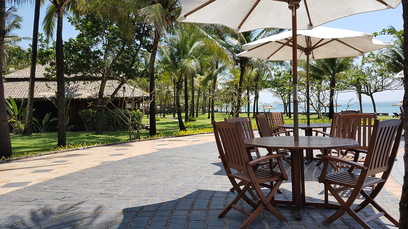 Photo of chairs at a luxury resort