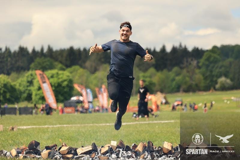 Finishing my spartan beast race. If we want to achieve great results, we need to make an effort.
