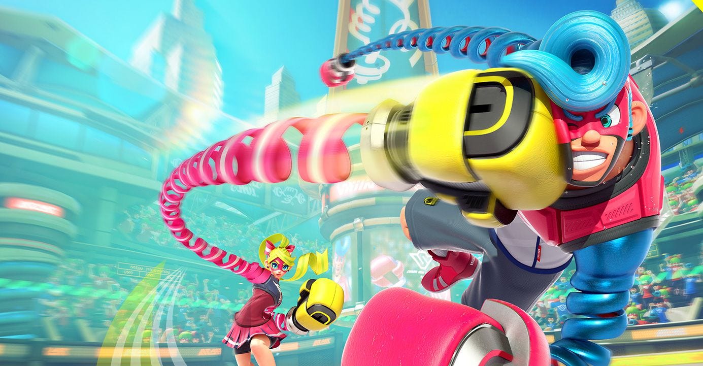 Here's all the ways in which you can play ARMS on the Nintendo Switch | by  Chris Brandrick | Switch Weekly | Medium