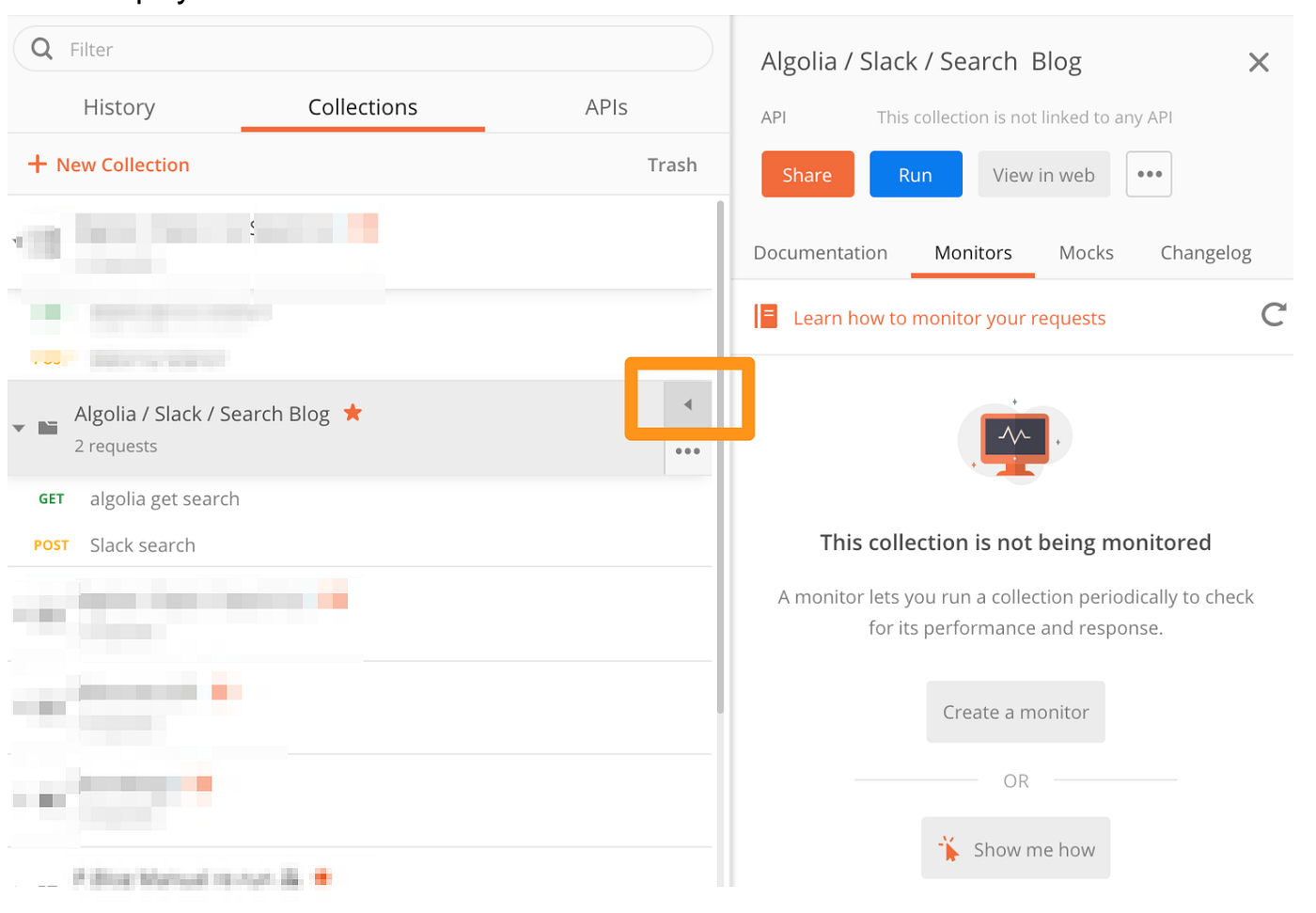 Collection Settings Collection Settings