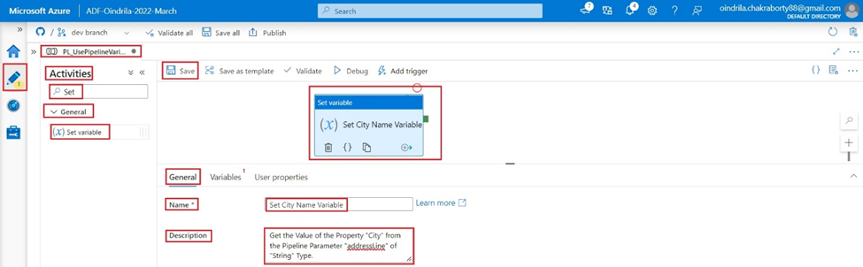Introduction to “Set Variable” Activity in Azure Data Factory | by ...