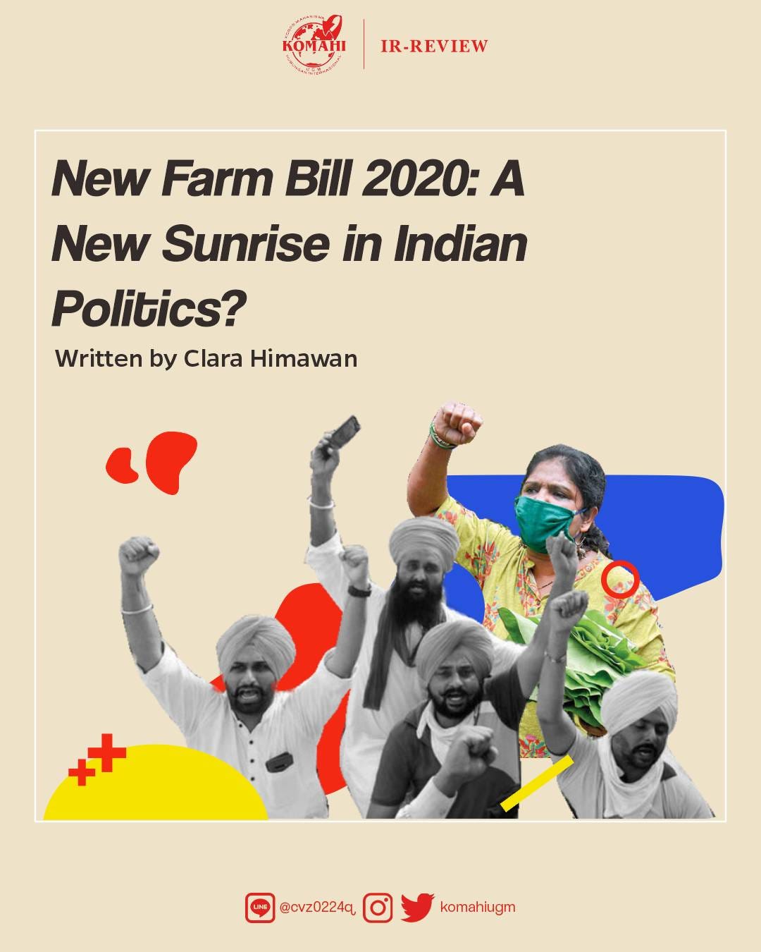 New Farm Bill 2020 A New Sunrise in Indian Politics? by INKA KOMAHI