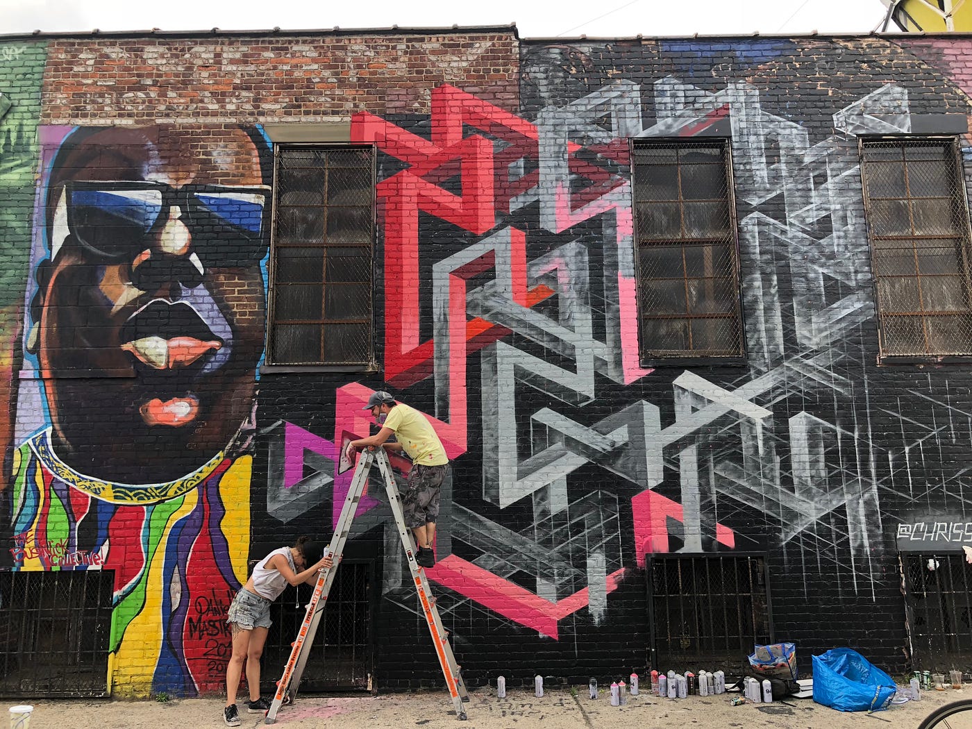 Live art and music took over the streets at the Bushwick Collective