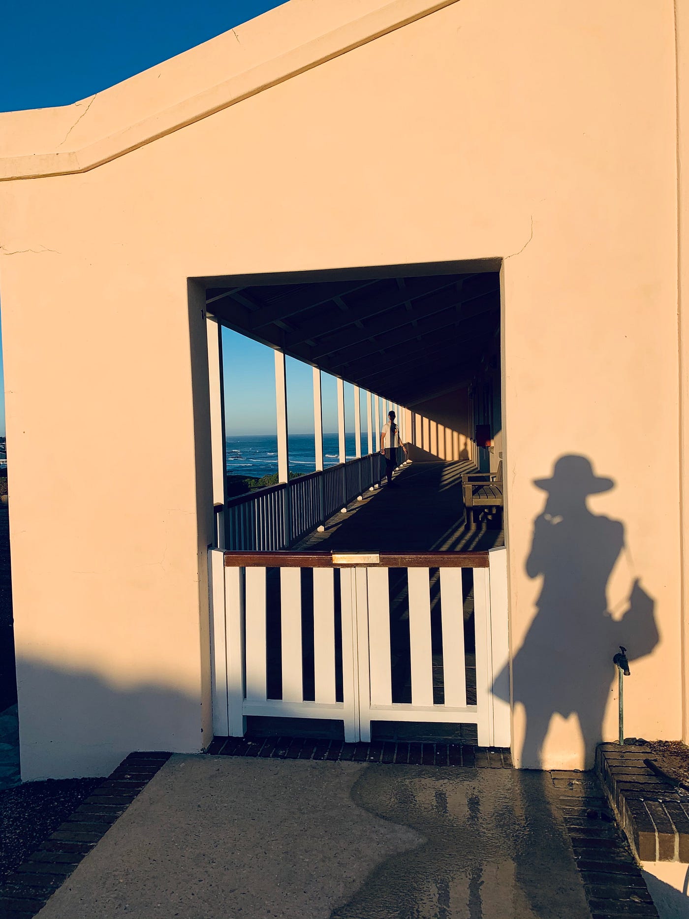 shadow on a white wall