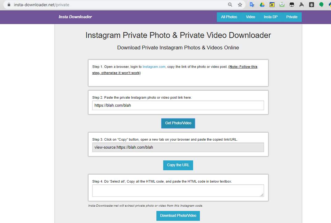 instagram video downloader private
