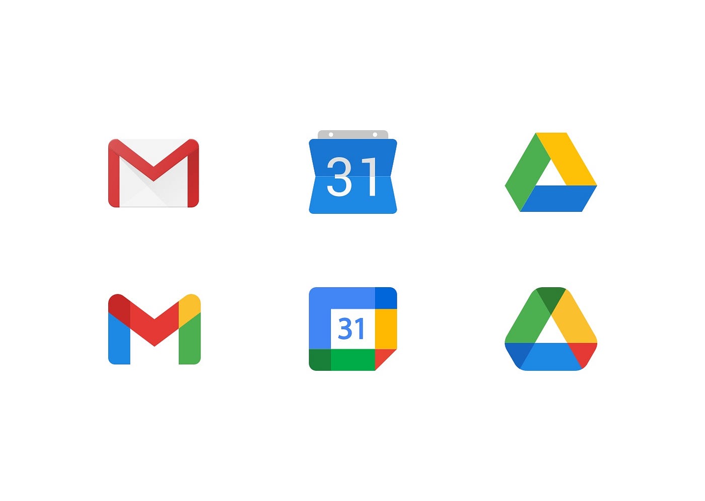 Google old and new iconography