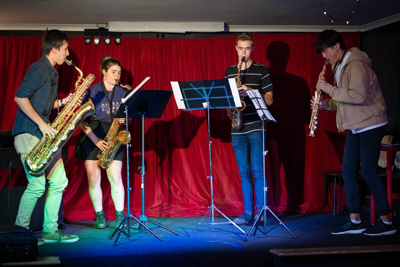 The Olinda Quartet performing at the Autumn Session Launch.