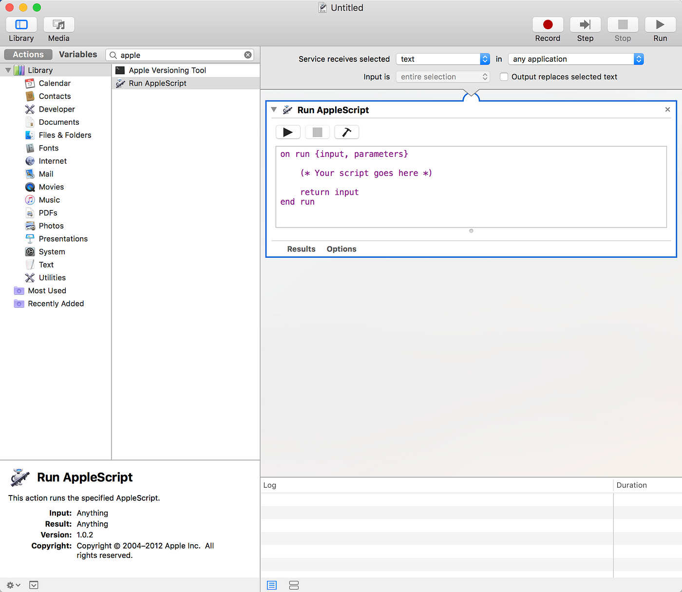 os x mail client call applescript when email recieved