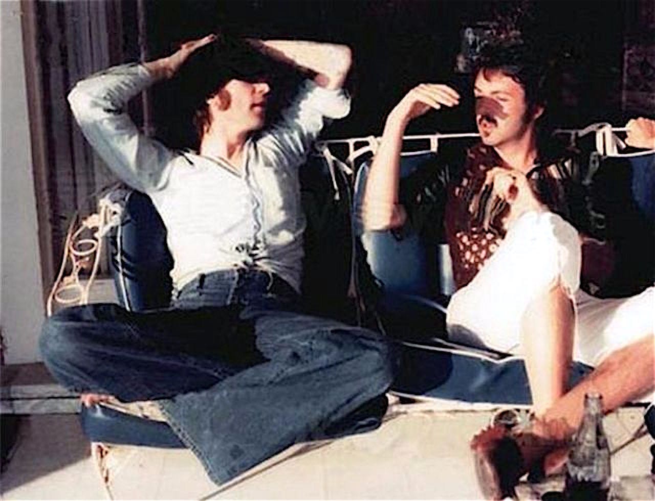 Last Known Photo Of John Lennon And Paul Mccartney Together 1974 By Great Epicurean The Great Epicurean Medium