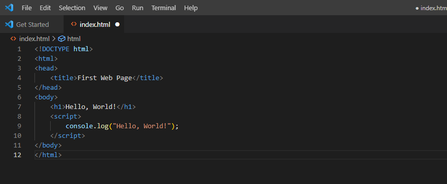 Greeting the World in JavaScript. Plus, A Little Extra HTML… | by ...
