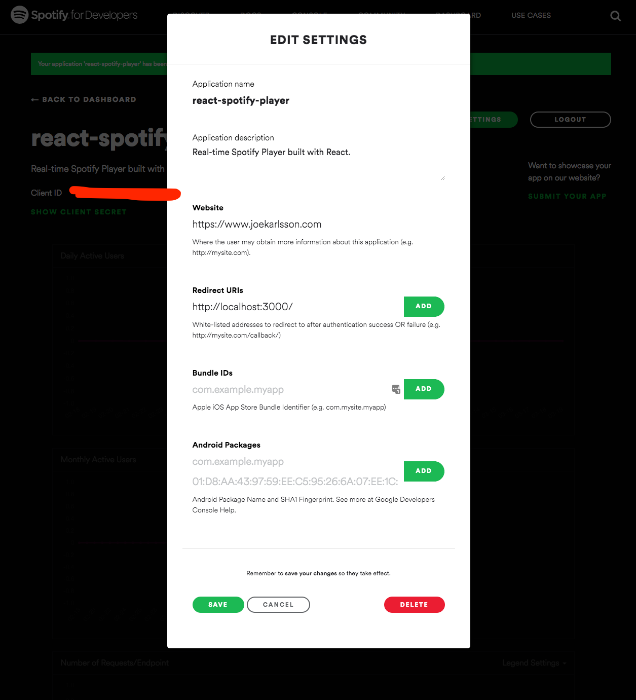 How To Build A Spotify Player With React In 15 Minutes By Joe Karlsson Level Up Coding