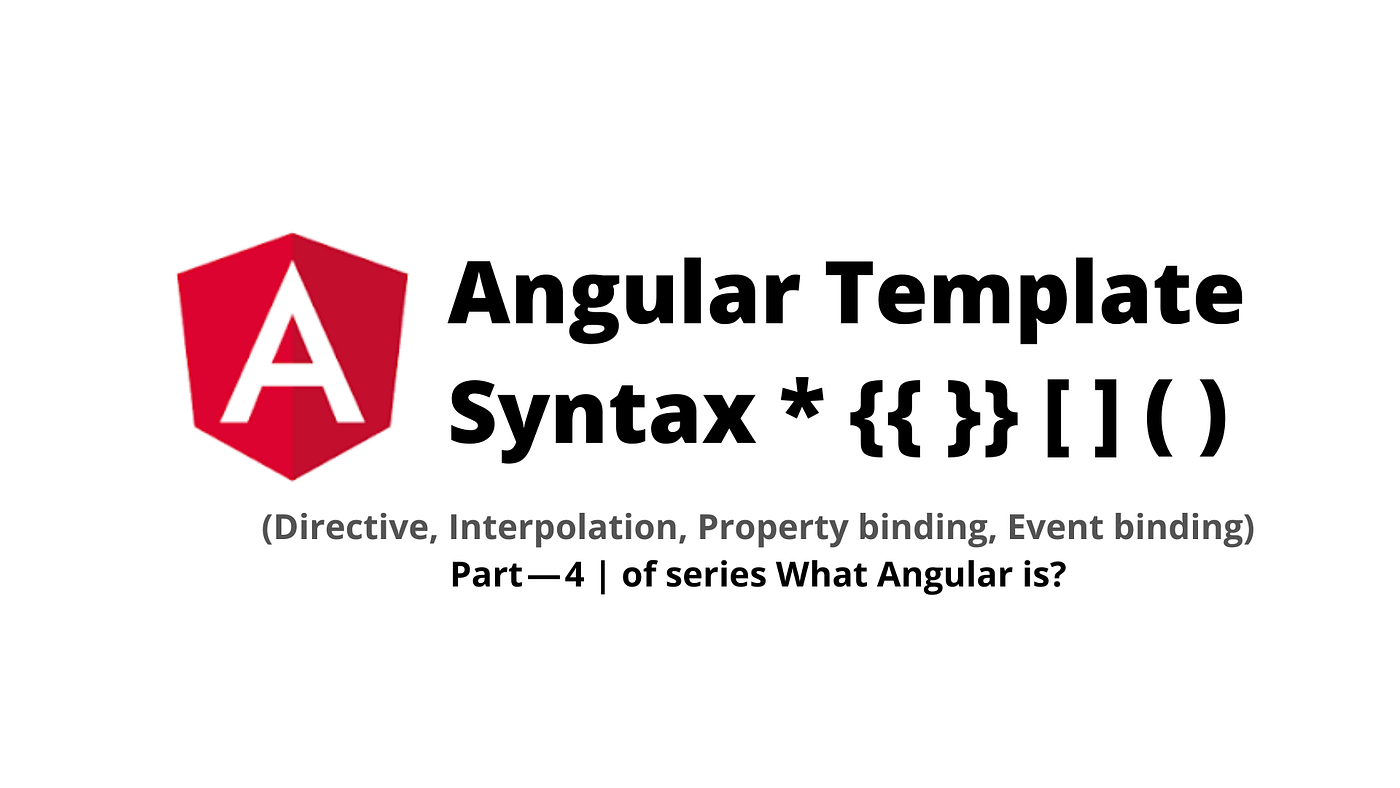 Angular Template Syntax Directive, Interpolation, Property binding