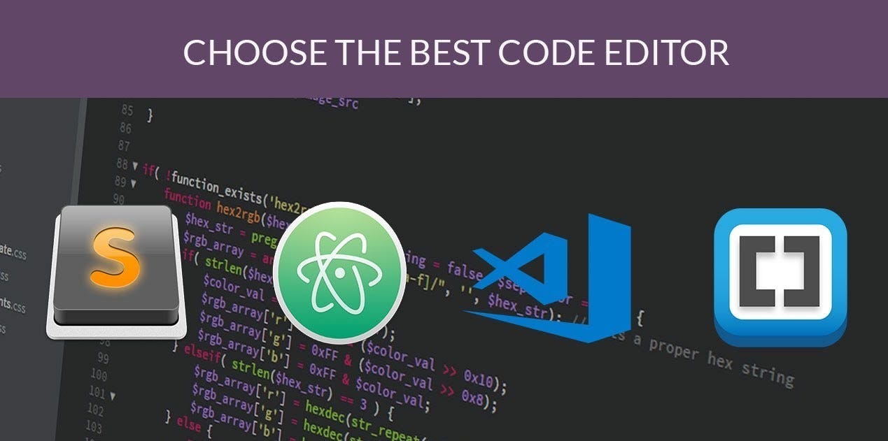 How To Choose A Code Editor For Web Development By Shiv Bajpai Analytics Vidhya Medium
