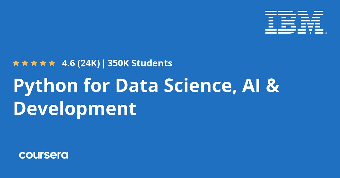 Coursera course — Python for Data Science worth it?