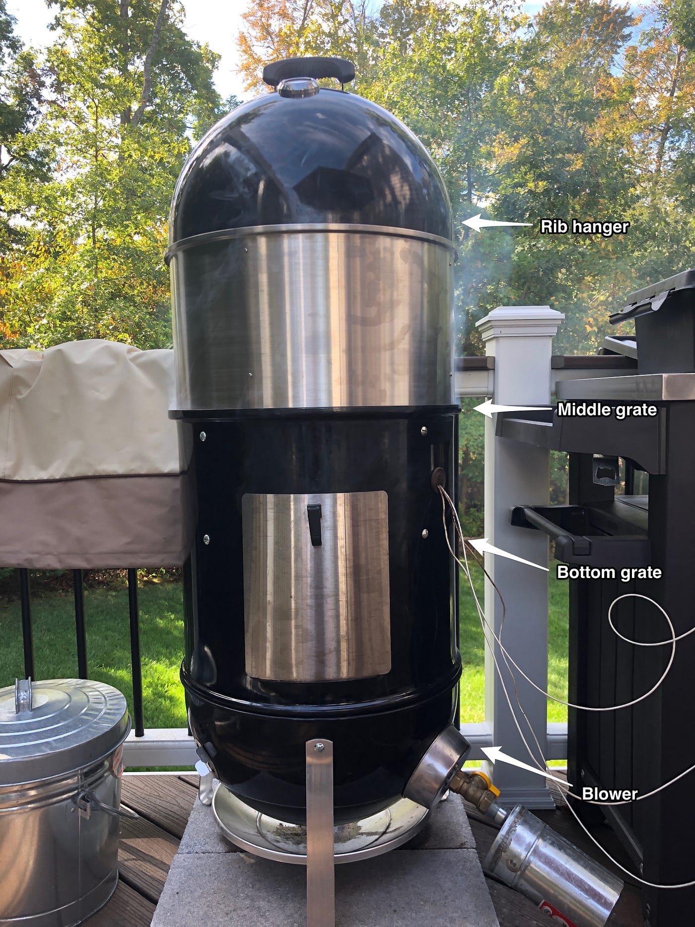 Temperature Ranges with 18.5" er Smokey Mountain Smoker and Cajun