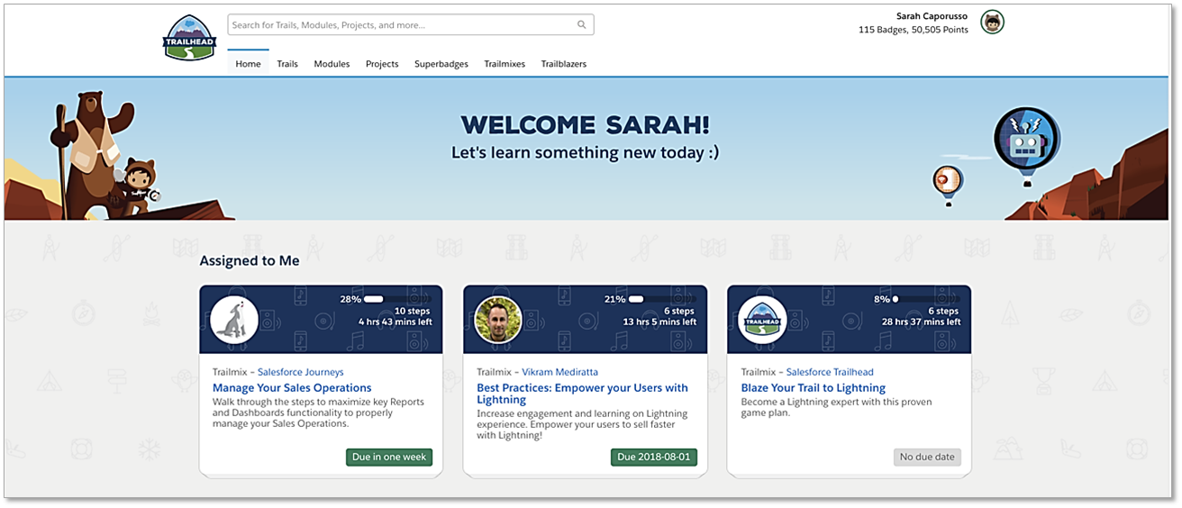 How Trailhead with Trail Tracker Will Help You Drive Salesforce
