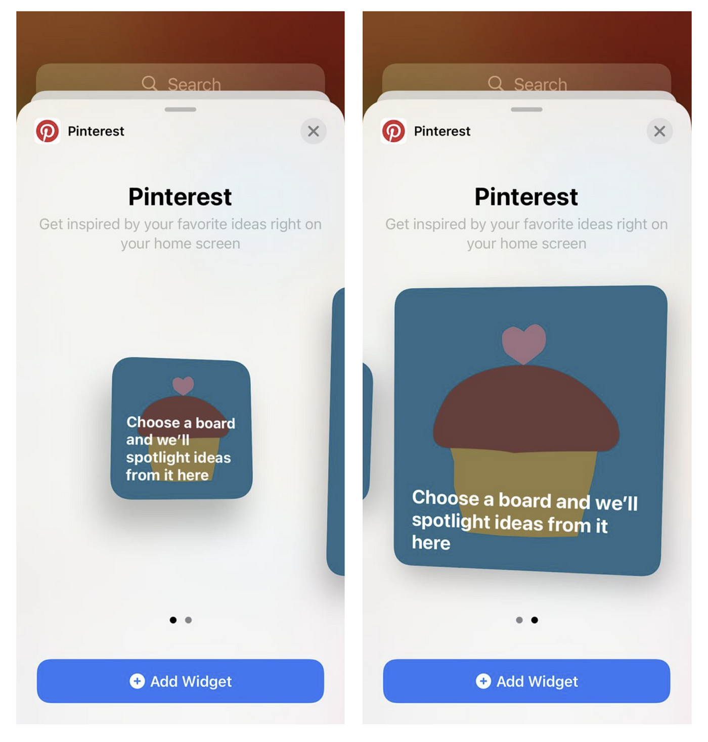 Pinterest adds iOS 14 widgets: a bit more details - Andrej Chepelev - Medium