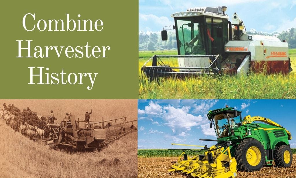 Combine Harvester History. How Agriculture Industry is adding… by