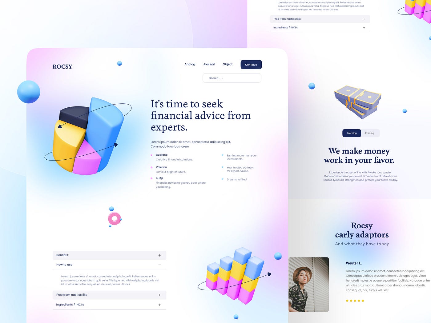 An example of using color as a visual element