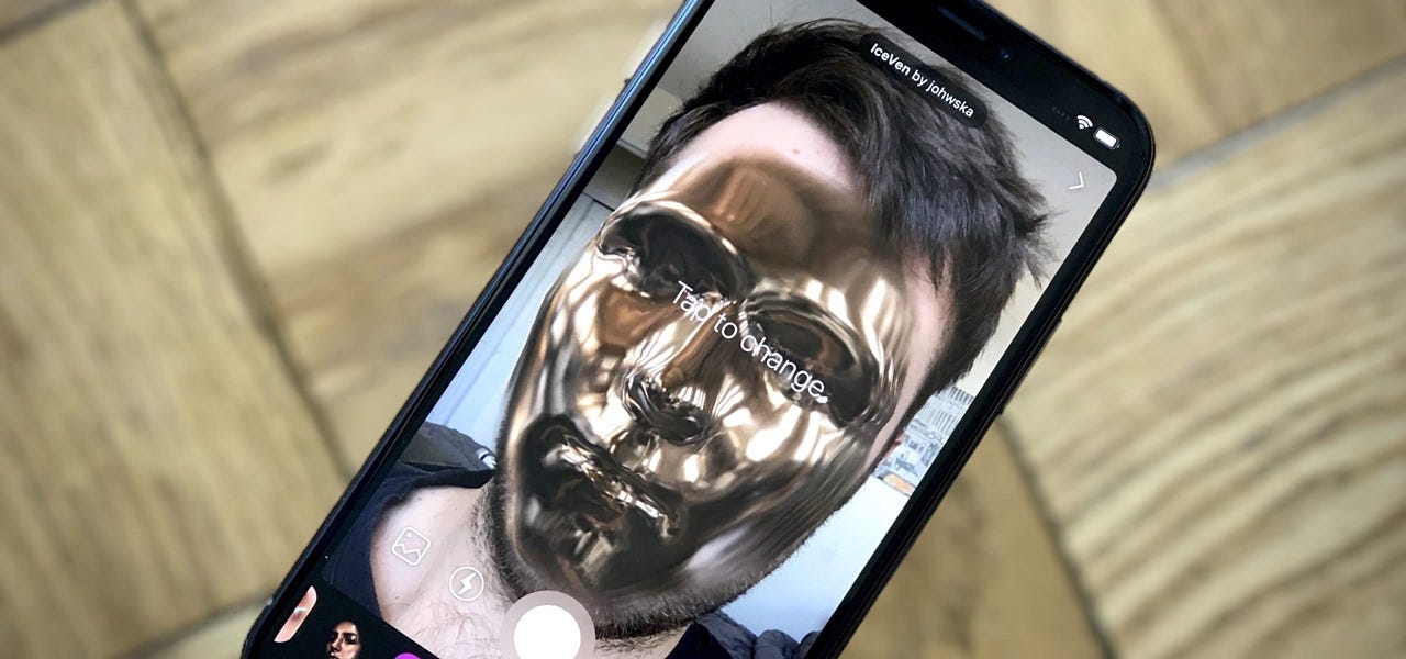 Get Unique Face Filters by Following AR Creators on Instagram | by Gadget  Hacks | Medium