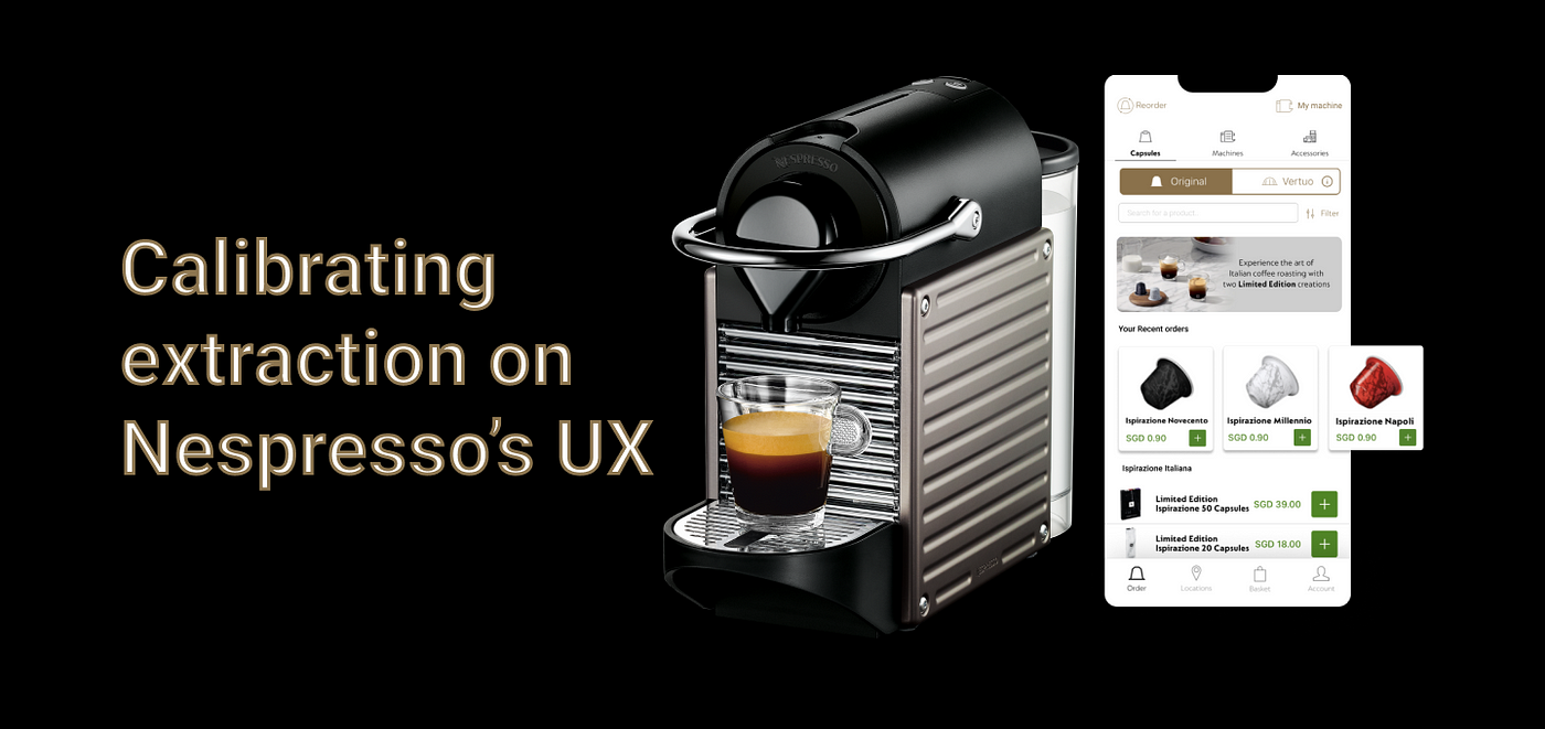 Case study: Calibrating extraction on Nespresso's UX | by JN | Bootcamp