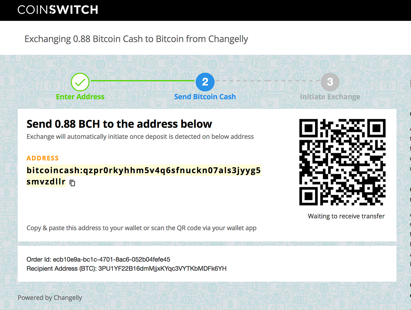 How To Convert Bitcoin Cash Bch To Bitcoin Btc From Coinswitch - 