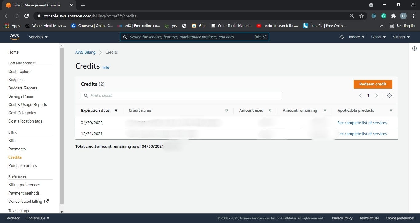 How to use your AWS credits in the AWS account? by Positive Stud Towards AWS